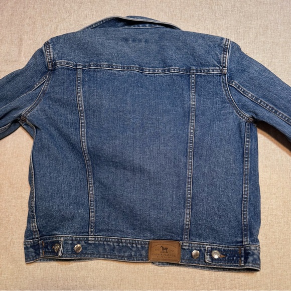 Vtg womens Ralph Lauren Blue Jean Jacket-S(18x20x24) - Picture 3 of 8